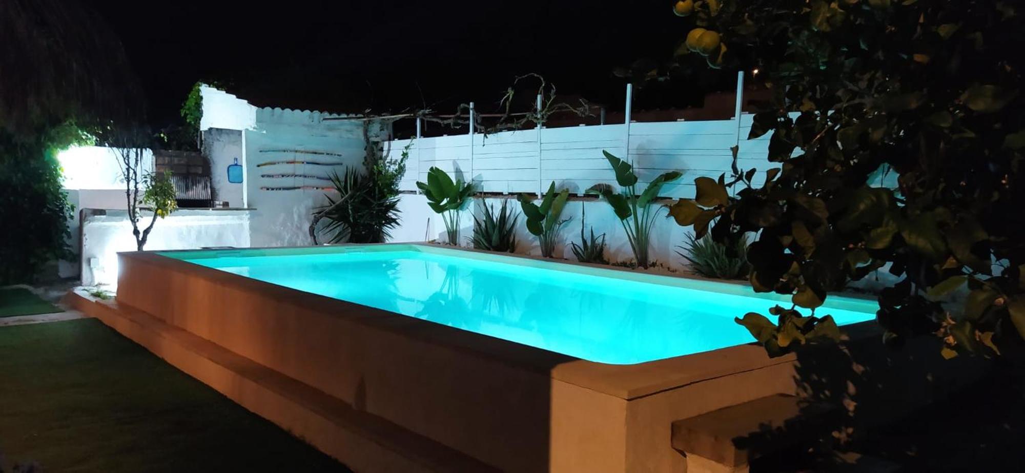 치클라나 데 라 프론테라 Casa, Piscina, Jacuzzi, Garaje, Barbacoa. 빌라 외부 사진