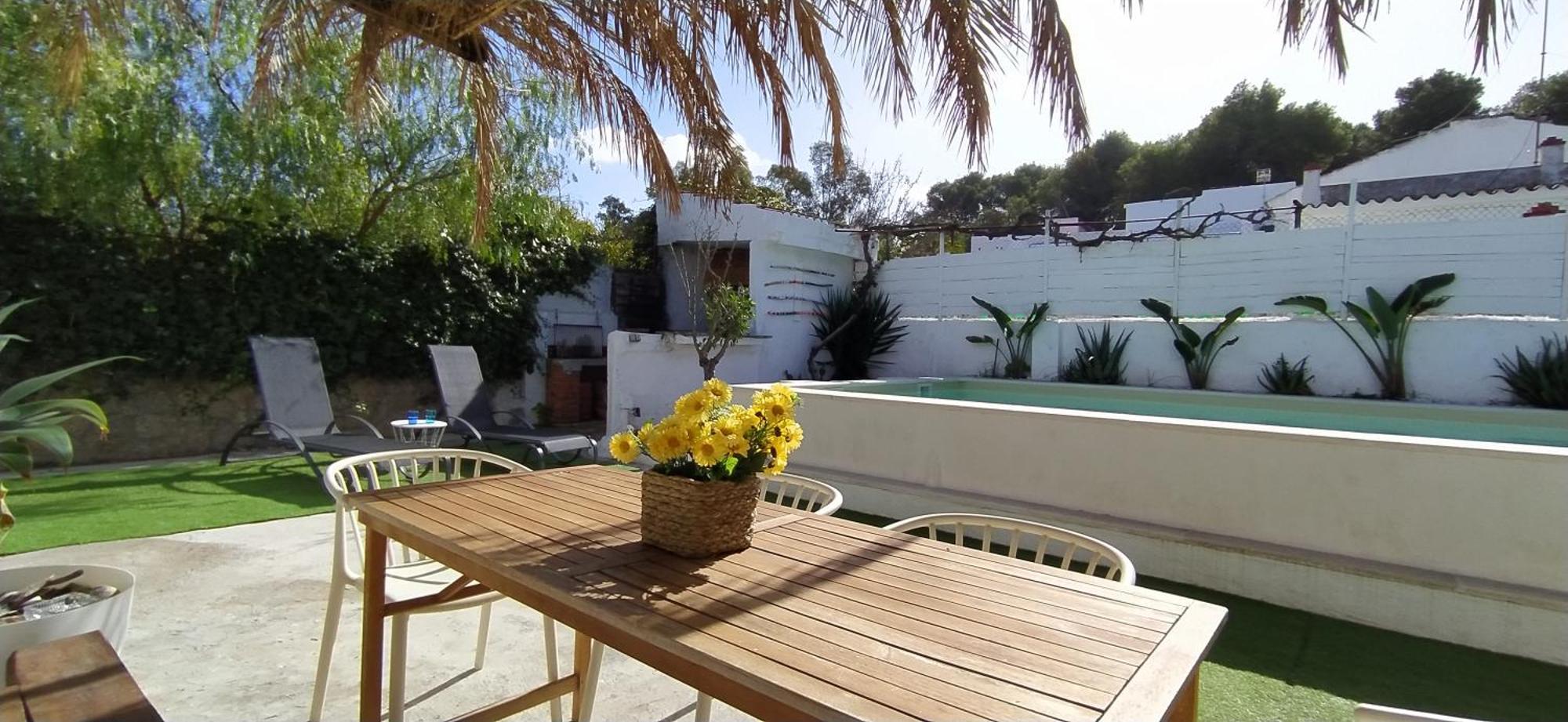 치클라나 데 라 프론테라 Casa, Piscina, Jacuzzi, Garaje, Barbacoa. 빌라 외부 사진