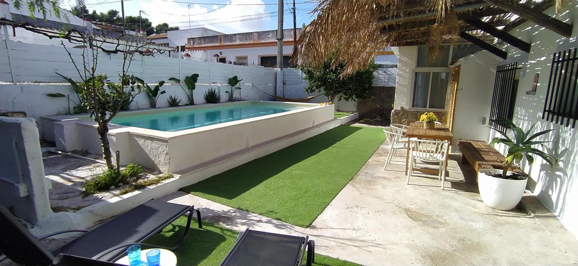 치클라나 데 라 프론테라 Casa, Piscina, Jacuzzi, Garaje, Barbacoa. 빌라 외부 사진